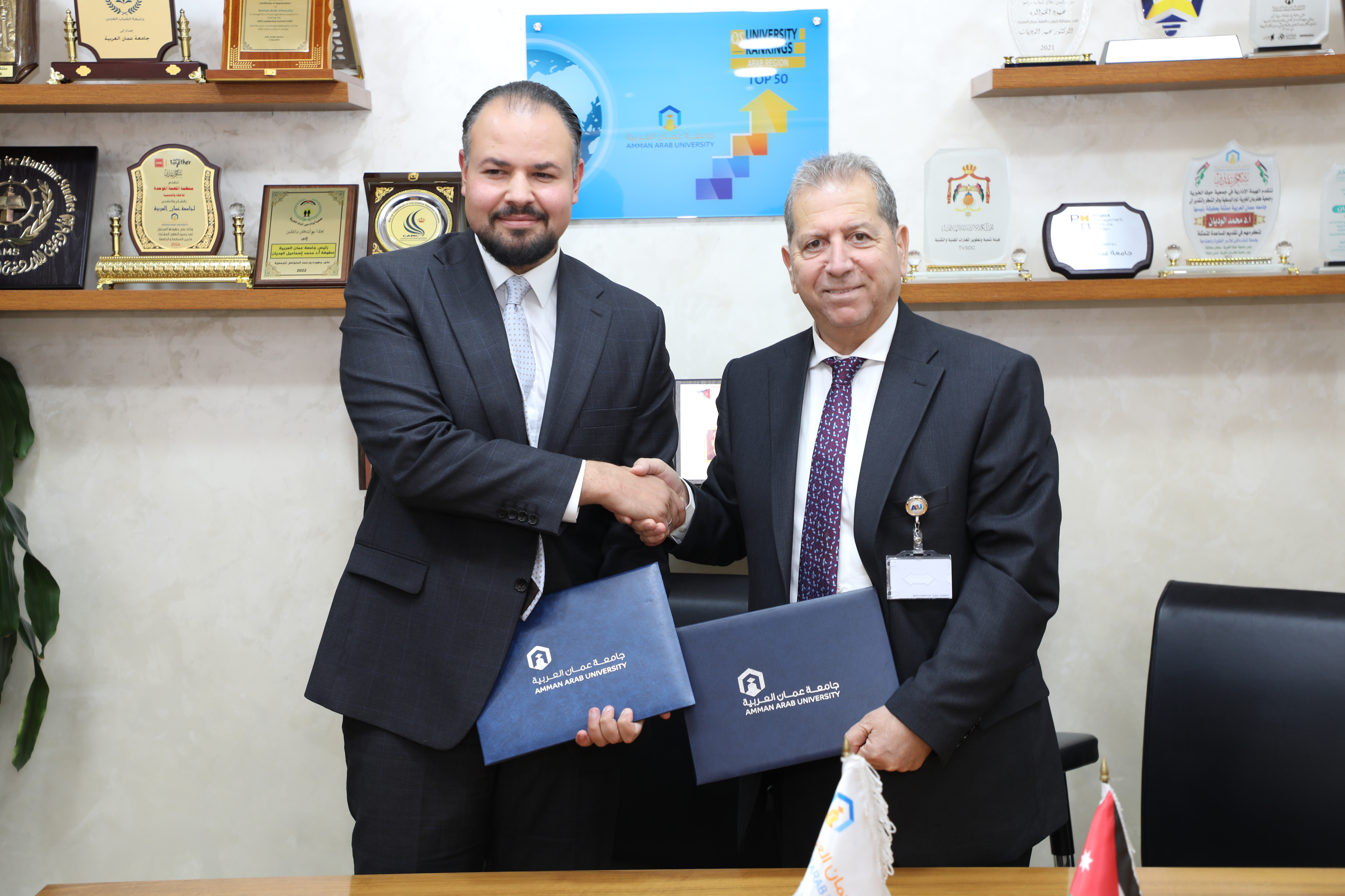 اتفاقية تعاون بين "عمان العربية" وشركة منصة إيراد لتعزيز التدريب والاستشارات3