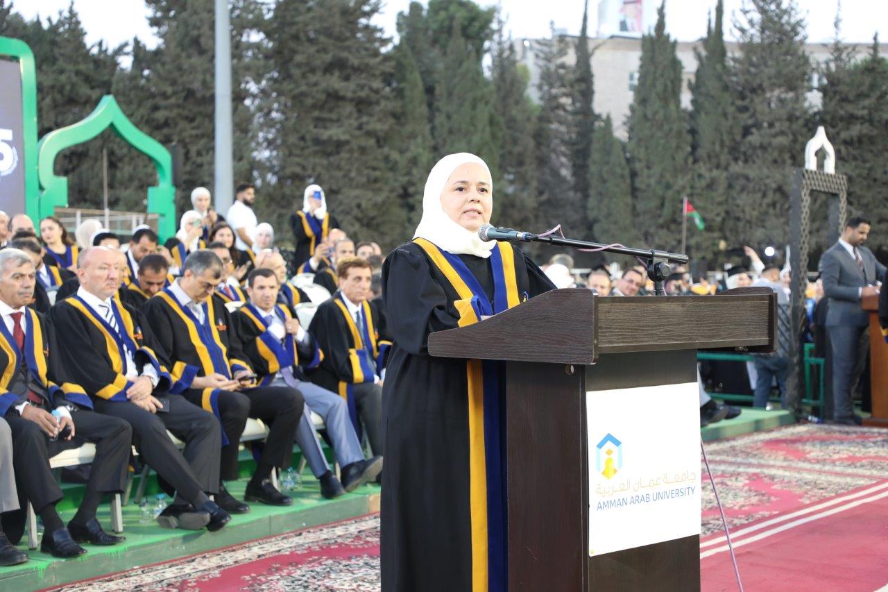 الجازي يرعى حفل تخريج الفوج الخامس والعشرين من طلبة جامعة عمان العربية46