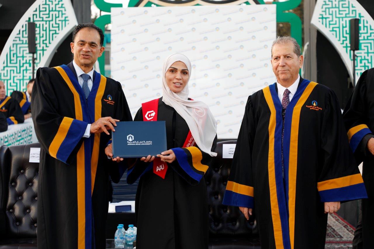 الجازي يرعى حفل تخريج الفوج الخامس والعشرين من طلبة جامعة عمان العربية26